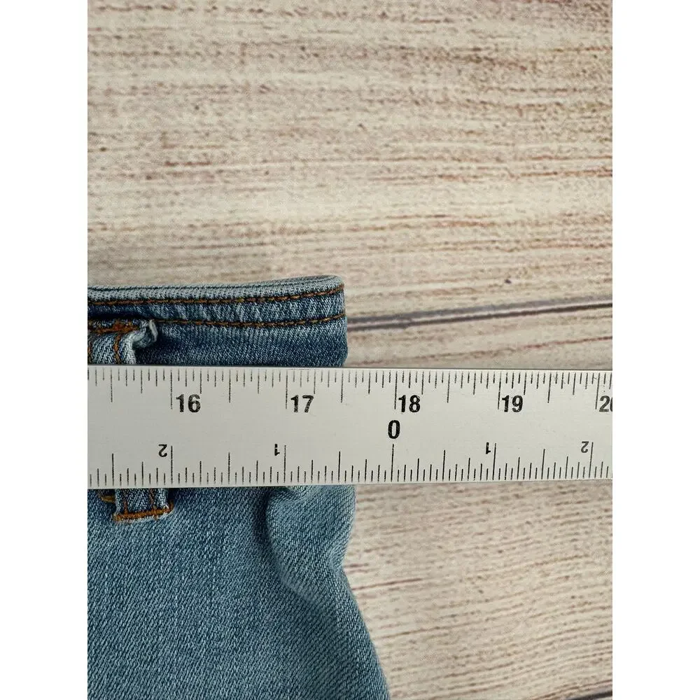 OAT New York‎ High Rise Wide Leg Jean Womens 16W Blue Medium Wash Denim